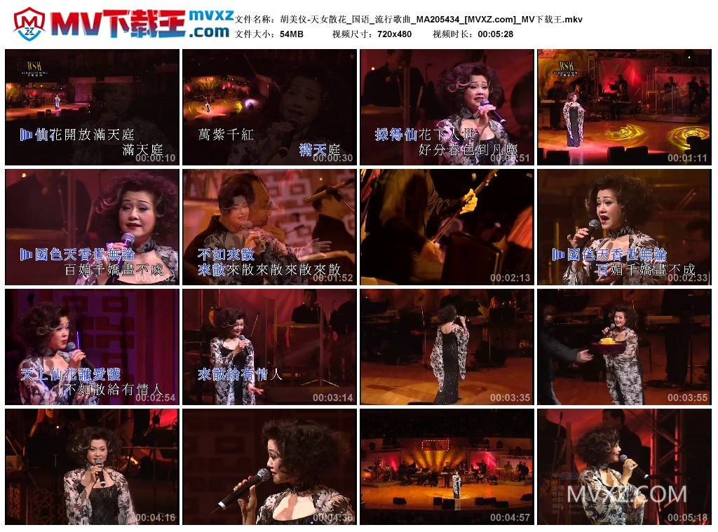 胡美仪-天女散花_国语_流行歌曲_MA205434